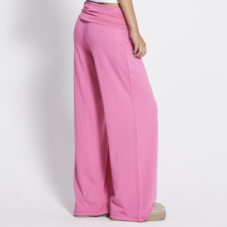 Foldable wide pants "Eleni" Pink